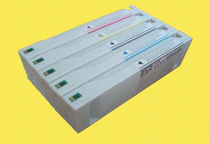 700ml Empty Compatible cartridges + Ink Bag for Epson 7700, 9700, 7890, 9890, 7900, 9900+ Resettable CHIP