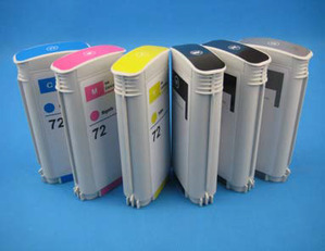 130ml Empty compatible cartridge for HP38, 70, 72 + One time use chip